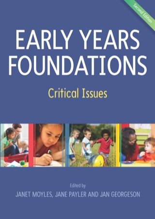 Cover image: Early Years Foundations: Critical Issues 2nd edition 9780335262649