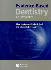 Cover image: Evidence-Based Dentistry: An Introduction 1st edition 9781405124966