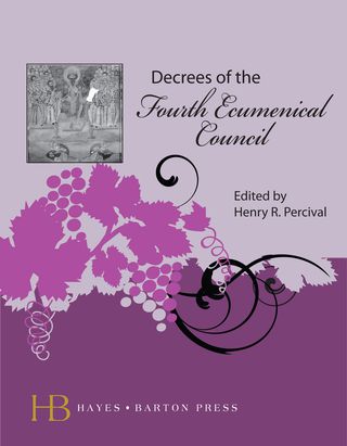 Cover image: Decrees of the Fourth Ecumenical Council