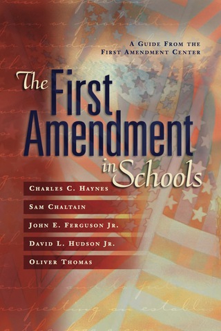 Titelbild: The First Amendment in Schools 9780871207777