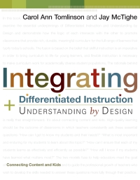 Titelbild: Integrating Differentiated Instruction and Understanding by Design 9781416602842