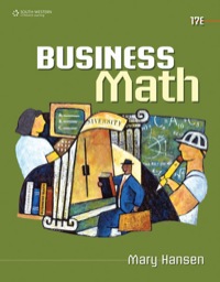 Cover image: Business Math 17th edition 9781133466482