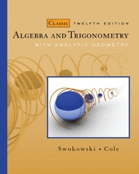 Cover image: Algebra and Trigonometry with Analytic Geometry, Classic Edition 12th edition 9780495559719