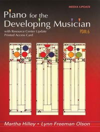 Cover image: Piano for the Developing Musician, Media Update 6th edition 9781439064429