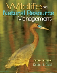 Cover image: Wildlife and Natural Resource Management 3rd edition 9780357371183