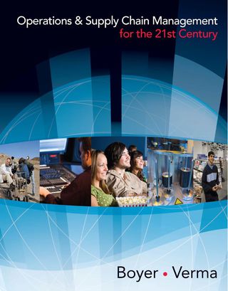 Cover image: Operations and Supply Chain Management for the 21st Century 1st edition 9780324834857