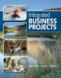 Cover image: Integrated Business Projects 3rd edition 9780538731096