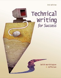 Cover image: Technical Writing for Success 3rd edition 9780538450485