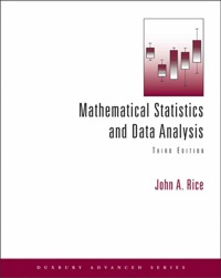 Cover image: Mathematical Statistics and Data Analysis 3rd edition 9780534399429