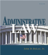 Cover image: Administrative Law 1st edition 9781133623908