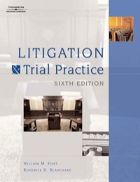 Cover image: Litigation and Trial Practice 6th edition 9781418016890