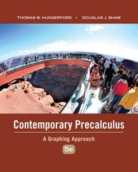 Cover image: Contemporary Precalculus: A Graphing Approach 5th edition 9781133376651