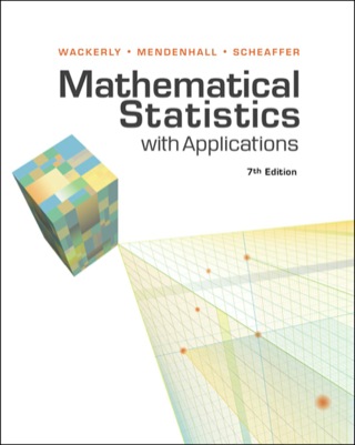 Cover image: Mathematical Statistics with Applications 7th edition 9781133384380