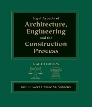 Cover image: Legal Aspects of Architecture, Engineering & the Construction Process 8th edition 9780495411215