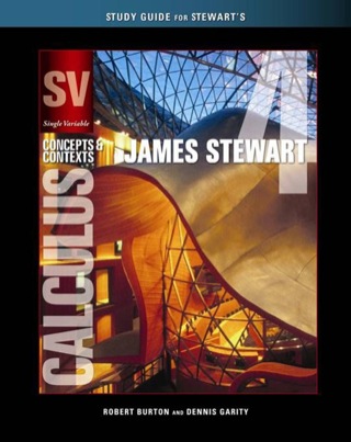 Cover image: Study Guide, Single Variable Calculus: Concepts and Contexts, Enhanced Edition 4th edition 9781133382768