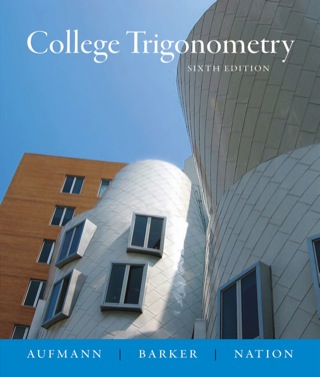 Cover image: College Trigonometry 6th edition 9780618825073