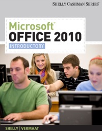 Cover image: Microsoft Office 2010: Introductory 1st edition 9781439078389