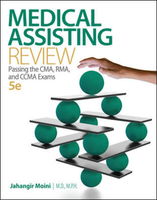 Cover image: Medical Assisting Review: Passing the CMA, RMA, and CCMA Exams 5th edition 9780073513829