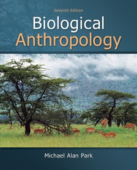 Cover image: Biological Anthropology 7th edition 9780078034954