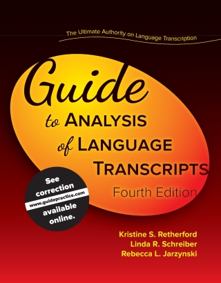 Cover image: Guide to Analysis of Language Transcripts - 14293 4th edition 9781416410935
