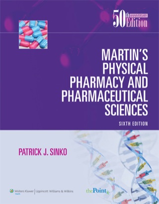 Cover image: Chapter 009. Solubility and Distribution Phenomena 6th edition