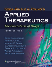 Cover image: Chapter 23: Koda-Kimble and Young's Applied Therapeutics: The Clinical Use of Drugs 10th edition