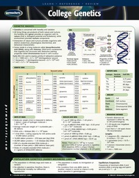 Cover image: College Genetics Guide - Academic Quick Reference Guide 1st edition 9781550808063