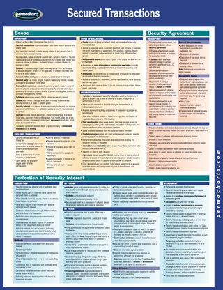 Cover image: Secured Transactions Guide - FinanceQuick Reference Guide 1st edition 9781550801699