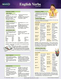Cover image: English Verbs Chart Language Quick Reference Guide 2nd edition 9781550805512