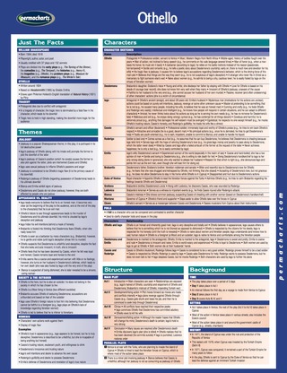 Cover image: Othello - Literature Novel Summary Quick Reference Guide 1st edition 9781550802221