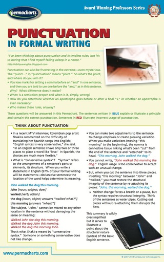 Cover image: Punctuation in Formal Writing Guide - Business Productivity Quick Reference Guide 1st edition 9781554312412