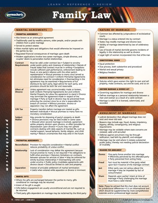 Cover image: Family Law Guide - USA - Legal Quick Reference Guide 1st edition 9781550808209