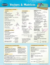 Cover image: Vectors & Matrices Chart - Physics Quick Reference Guide 1st edition 9781550808636