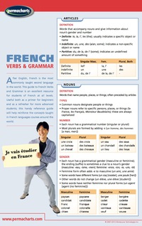 Cover image: French Verbs & Grammar Guide - Language Quick Reference Guide 1st edition 9781554312290