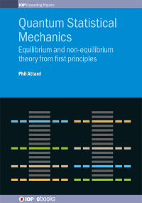 Cover image: Quantum Statistical Mechanics 1st edition 9780750311892