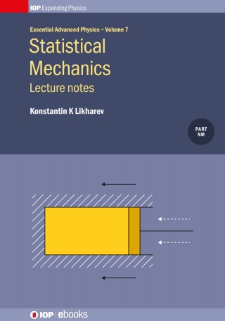 Cover image: Statistical Mechanics: Lecture notes 1st edition 9780750314176
