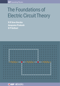 Cover image: The Foundations of Electric Circuit Theory 1st edition 9780750312677