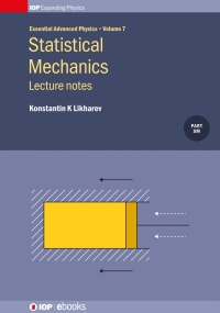 Imagen de portada: Statistical Mechanics: Lecture notes 1st edition 9780750314176