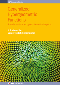 Cover image: Generalized Hypergeometric Functions 1st edition 9780750319027