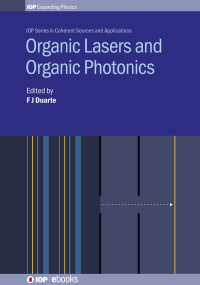 Cover image: Organic Lasers and Organic Photonics 1st edition 9780750315708