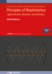 Cover image: Principles of Biophotonics, Volume 2 1st edition 9780750316422