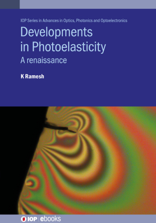 Cover image: Developments in Photoelasticity 1st edition 9780750324700