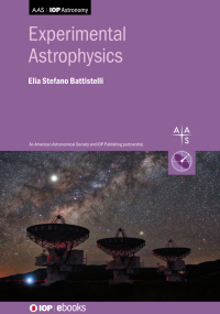 Imagen de portada: Experimental Astrophysics 1st edition 9780750331203