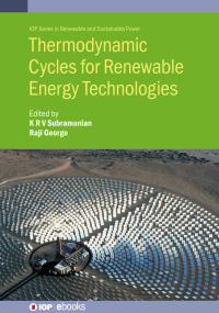 Titelbild: Thermodynamic Cycles for Renewable Energy Technologies 1st edition 9780750337120