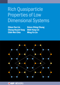 表紙画像: Rich Quasiparticle Properties of Low Dimensional Systems 1st edition 9780750337816