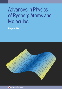 Imagen de portada: Advances in Physics of Rydberg Atoms and Molecules 1st edition 9780750339377