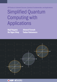 Cover image: Simplified Quantum Computing with Applications 1st edition 9780750346986