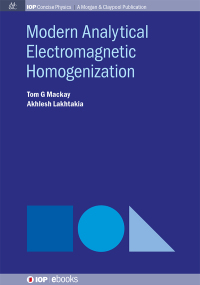 Imagen de portada: Modern Analytical Electromagnetic Homogenization 1st edition 9780750327930