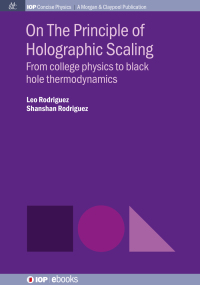 Cover image: On the Principle of Holographic Scaling 1st edition 9781643274737