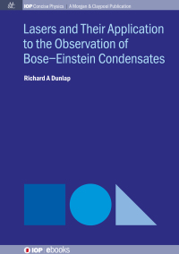 Cover image: Lasers and Their Application to the Observation of BoseEinstein Condensates 1st edition 9781643276939